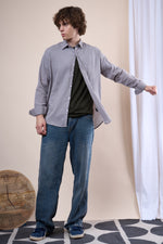 Navy regular fit oxford shirt