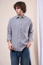 Navy regular fit oxford shirt
