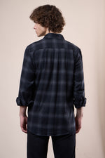 Black regular fit oxford shirt