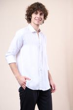 White regular fit oxford shirt