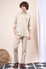 Off white regular fit oxford shirt