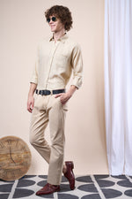 Off white regular fit oxford shirt